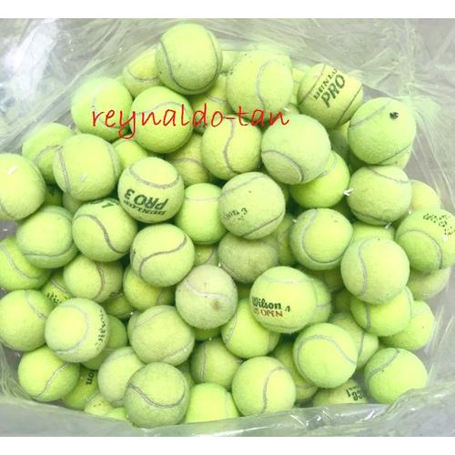 Foto Produk Bola Tenis Bekas / Bola Kasti Bekas Second Kondisi Bagus Merk Campur dari reynaldo-tan