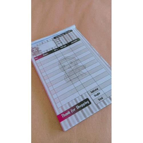 Jual Nota Polos Olshop Warna Random Ukuran 1 4 Folio Kab Malang Sinoples Art Printing Tokopedia