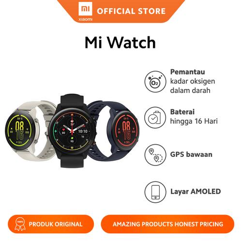 Foto Produk Xiaomi Official Mi Watch Fitness Smartwatch Miwatch Garansi Resmi - Beige dari Xiaomi Official Store