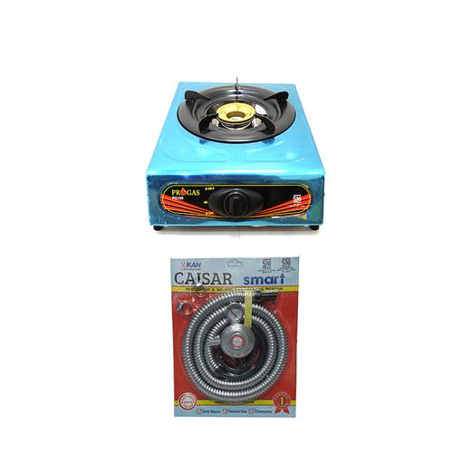 Foto Produk Kompor Gas 1 Tungku Bonus Selang Gas Paket Regulator Meter - Murah dari Utama Mega Elektrik