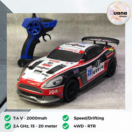 Foto Produk RC MOBIL REMOTE BALAP RACING DRIFT KENCANG - 2,4GHz-Hitam dari Buana Mainan Toys