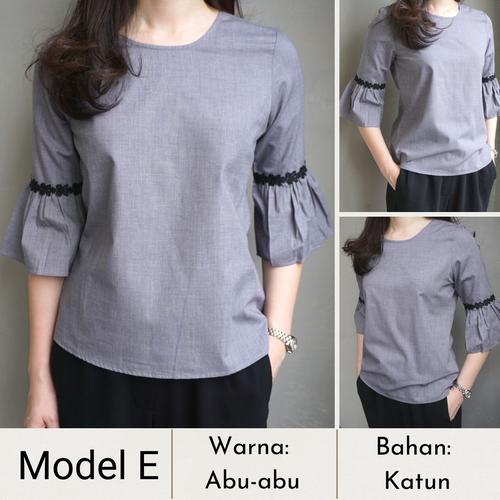 Foto Produk Baju Wanita/Blouse/Blazer Basic dan Elegan-Style Korea - Model E, S dari Aratnamil Shop
