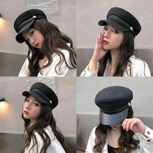 Jual Topi beret braid vintage pria 