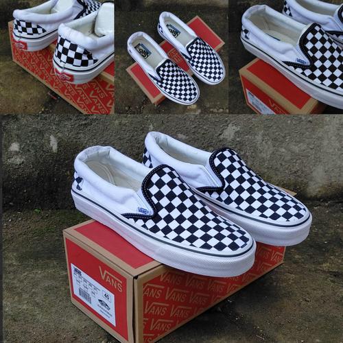 bahan vans checkerboard