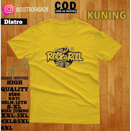 Gambar Kaos Rock N Roll / Kaos Bandung / Kaos Terbaru 2021 / Kaos Distro - Kosong dari Asm 168 Jakarta Barat Tokopedia