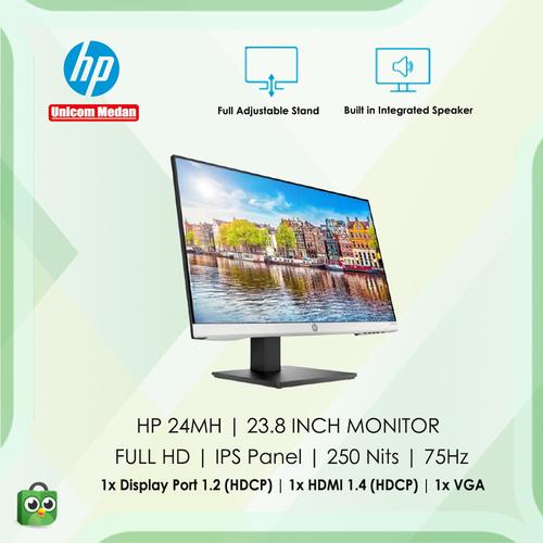 Jual Monitor HP 24MH 23.8 inch IPS 75Hz 