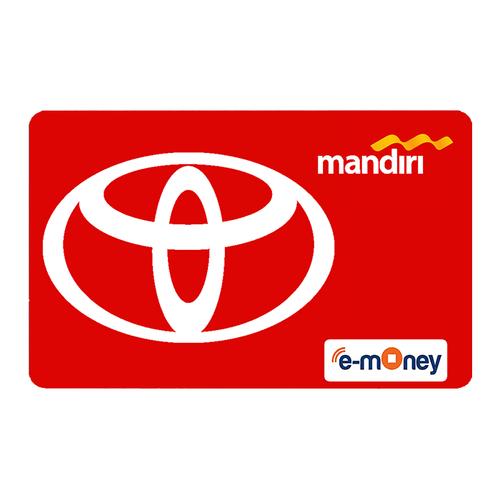 Jual Kartu Emoney Logo Toyota Merah eToll Mandiri Custom e-money Mobil ...