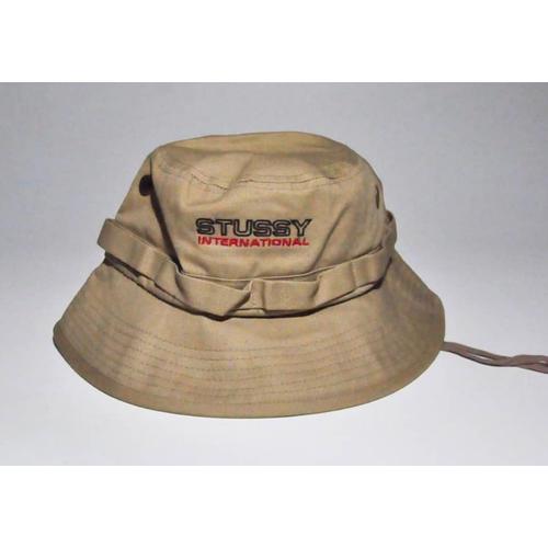 Jual STUSSY FISHERMAN BUCKET HAT KHAKI 