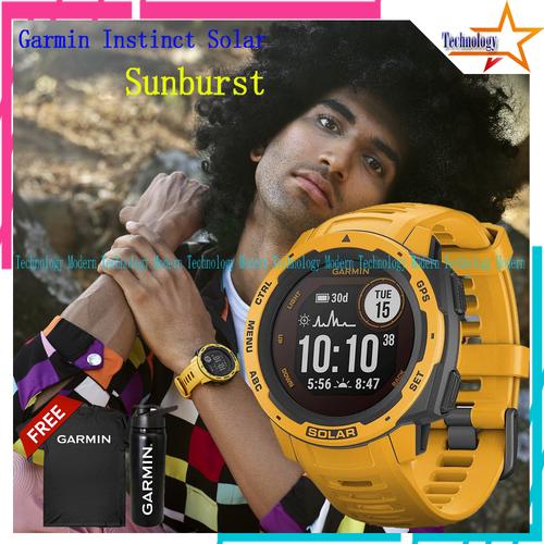 Jual Garmin Instinct Solar Powered SUNBURST Bluetooth Original Garansi TAM  - Jakarta Pusat - Technology Modern | Tokopedia