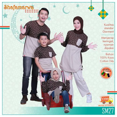 Foto Produk Sarimbit Shafamarwa 27 - Cokpi | Kaos Couple | Baju Keluarga - Anak LK 2-6th dari locell