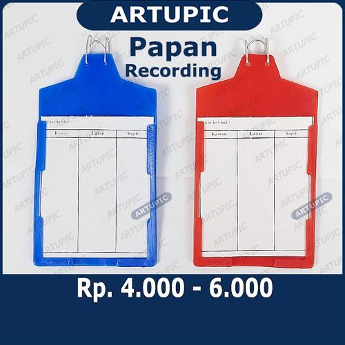 Foto Produk Papan Recording Data Ternak Pencatat History Tanggal Lahir Kawin Sapih dari ArtupicPeralatanPeternak