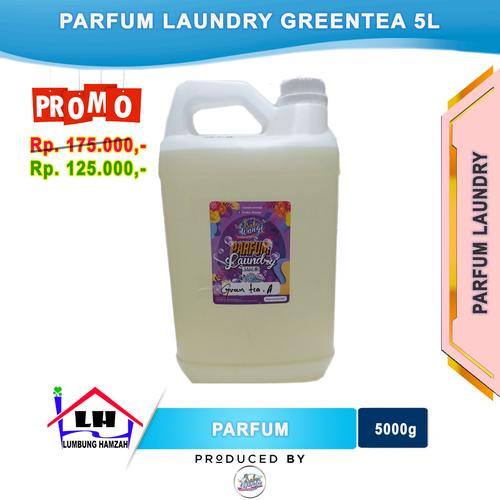 Foto Produk Parfum Laundry Greentea Grade A 5 Liter PRABU WANGI dari Toko Sabun Hamzah