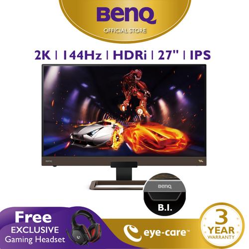 Foto Produk Monitor 144Hz EX2780Q 27inch 2K IPS QHD HDR Eye Care Gaming Monitor dari BenQ Official Store