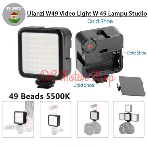Foto Produk Ulanzi LED Video Light W49 W 49 Lampu Studio Dslr Smartphone HP Vlog dari DC Motor Shop