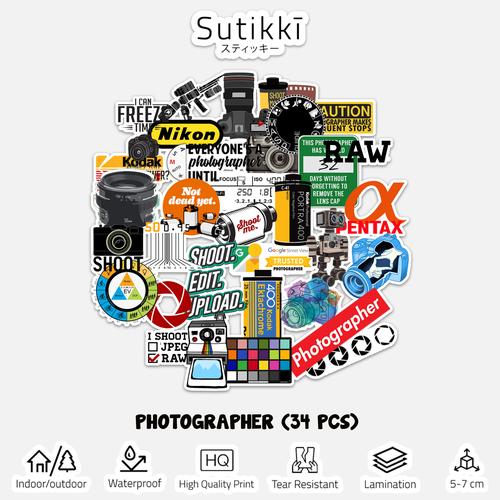 Jual Sticker Pack Photographer Fotografer Photo Kamera Stiker Laptop
