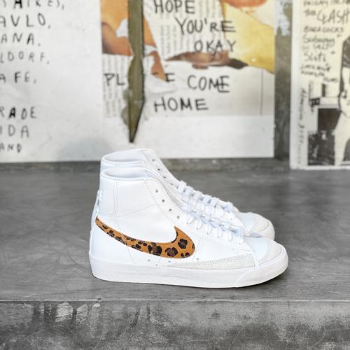 nike mid blazer leopard