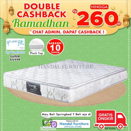 Foto Produk Comforta Hanya Kasur Spring bed Super Fit Silver 180x200 dari Handal Furniture