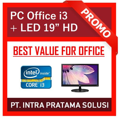 Foto Produk PC Core i3 + Ram 8GB + LED 19" (For Office / Administration Needs) dari PT. Intra Pratama Solusi