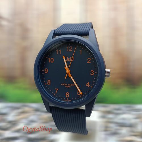 Foto Produk Q&Q QQ Analog Jam Tangan Pria Karet Biru VS12J012Y Original dari Ogyta Shop