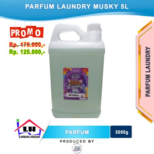 Foto Produk Parfum Laundry Musky 5 Liter PRABU WANGI Instant/Sameday dari Toko Sabun Hamzah