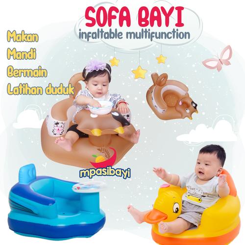 Jual Sofa Bayi Pompa Bebek Tempat Duduk Bayi Ada Musik Polos Pink Kota Bekasi Mpasibayi Tokopedia