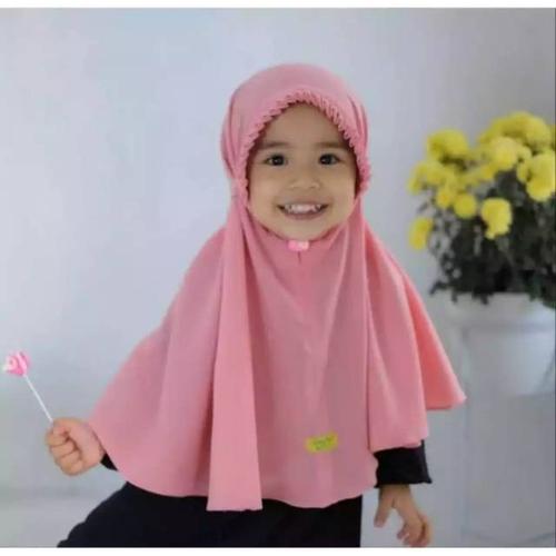 Gambar Bergo Maryam Anak Hijab Diamond Tali Jilbab Lipit Gerigi - dusty dari Adelia.Hijab Kab. Jepara Tokopedia