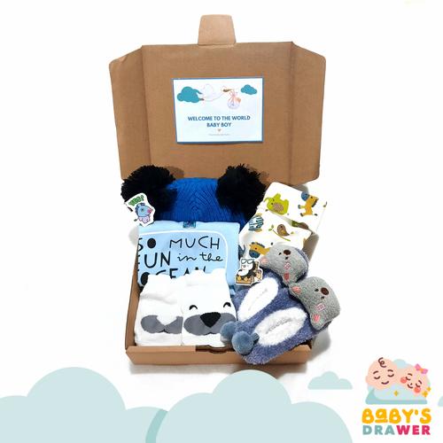 Foto Produk Hampers Bayi Newborn / Kado Lahiran Baby / Gift Set - BABY BOY, 6-12 dari Baby's Drawer