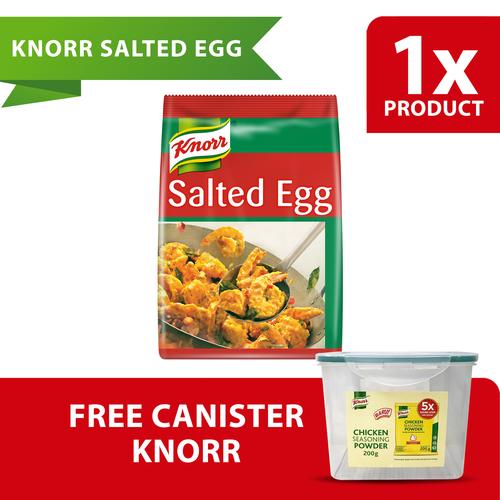 Gambar Knorr Golden Salted Egg Powder Pouch 270g free canister dari Unilever Food Solution Kab. Tangerang Tokopedia