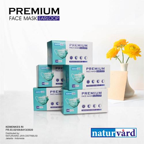 Gambar MASKER 3PLY FACEMASK EARLOP PREMIUM NATUR VARD MASKER NON MEDIS dari Autotivo Jakarta Utara Tokopedia