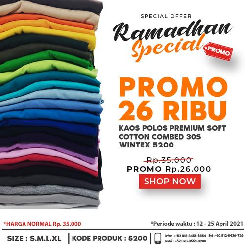 Foto Produk Baju Kaos Polos Oblong Soft cotton Combed 30s Oneck Murah S M L XL dari Grosir clo