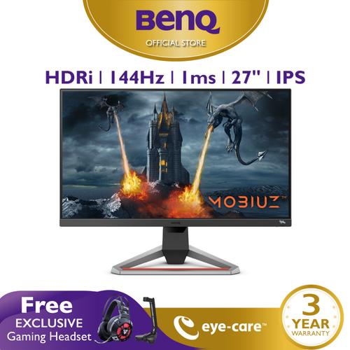Foto Produk Monitor 144Hz BenQ MOBIUZ EX2710 27 inch 1ms IPS HDR Gaming Monitor dari BenQ Official Store