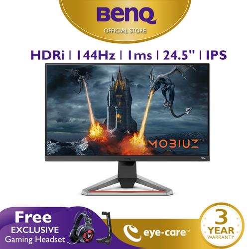 Foto Produk Monitor 144Hz BenQ MOBIUZ EX2510 24.5 inch 1ms IPS HDR Gaming Monitor dari BenQ Official Store