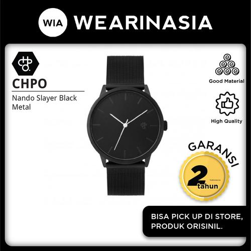 Foto Produk Jam Tangan Wanita Original CHPO Swedia Nando Mini Slayer Black Metal dari Wearinasia Official