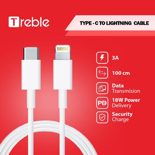 Foto Produk JY X TREBLE Kabel Data Type C to Lightning QC3.0 Fast 1m dari Joyseus Official Store