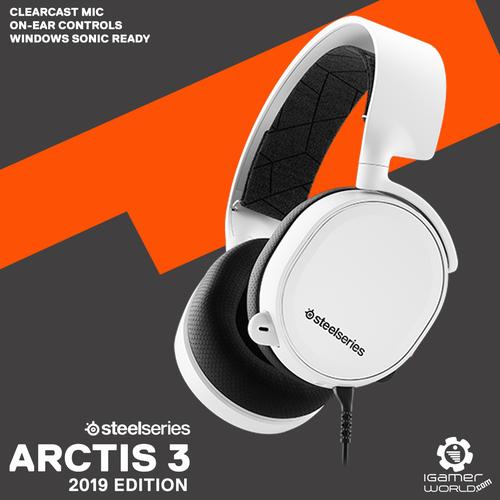 Jual Steelseries Arctis 3 White Gaming 