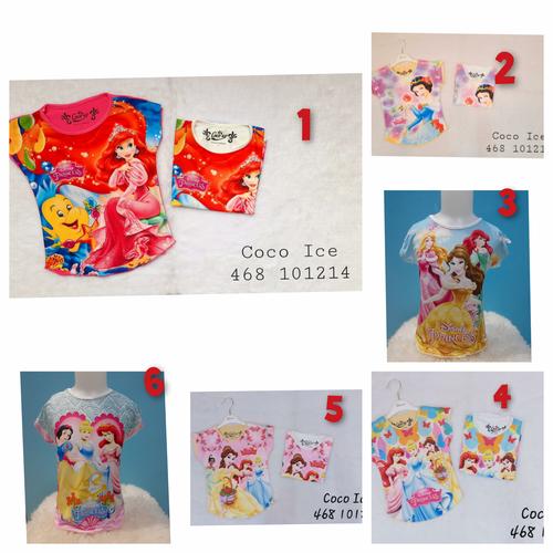 Foto Produk Kaos Anak Perempuan DISNEY PRINCESS merk COCOICE dari Hanake Collection