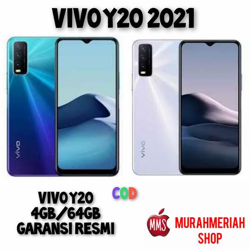 Foto Produk Vivo Y20 2021 (4GB/64GB) Garansi Resmi - Putih dari murahmeriah shop