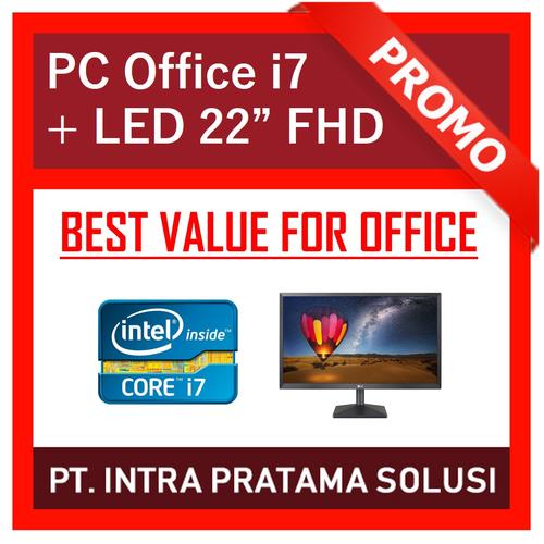 Foto Produk PC Core i7-3770 + RAM 16GB + HDD 1TB + Nvidia GT730 + LED 22" dari PT. Intra Pratama Solusi