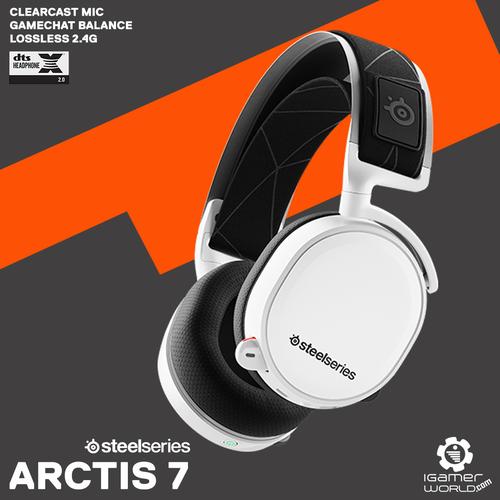 White Wireless Gaming Headset 