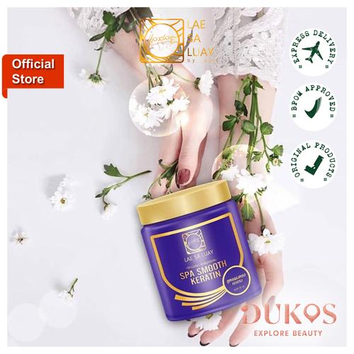 Foto Produk LAE SA LUAY SPA SMOOTH KERATIN HAIR MASK 250ML / MASKER RAMBUT BPOM dari Dunia-Kosmetik