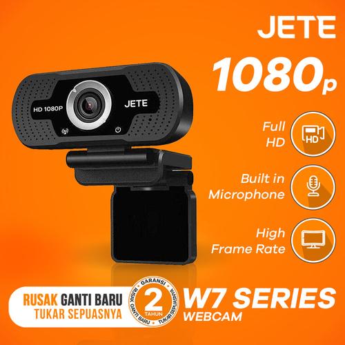 Foto Produk Exclusive Tokopedia - Webcam Jete W7 Full HD 1080px Widescreen View - Unit Only dari JETE Official Surabaya