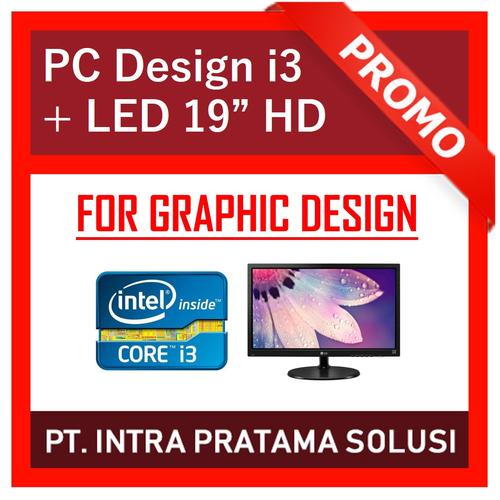 Foto Produk PC Office / Design - i3 2120 + RAM 8GB + SSD 120GB + Gt730 2GB + LED dari PT. Intra Pratama Solusi