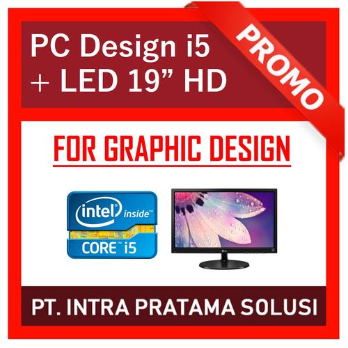 Foto Produk PC Rakitan i5 Lengkap + Monitor (For Office and Design Needs) dari PT. Intra Pratama Solusi