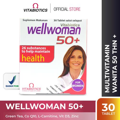Foto Produk Vitabiotics Wellwoman 50 Suplemen Kesehatan Wanita Lansia dari Vitabiotics Indonesia