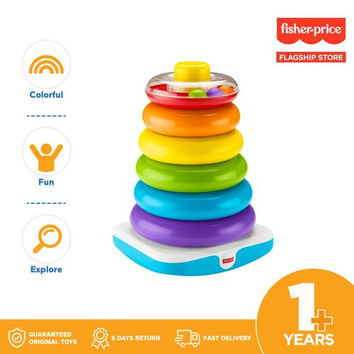 Foto Produk Fisher Price Giant Rock-a-Stack - Mainan Edukasi Anak Bayi Balita dari Fisher Price Flagship
