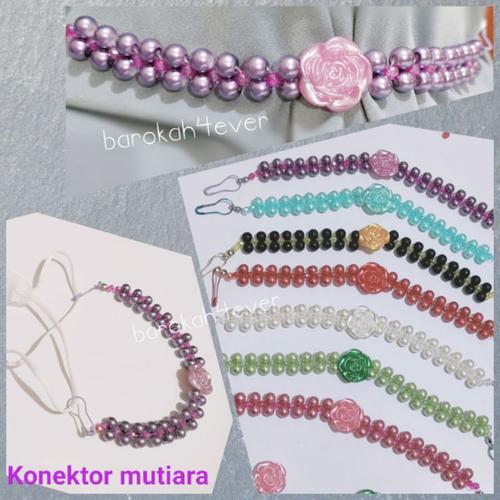 Foto Produk Konektor Masker MUTIARA BUNGA Bisa Pilih wrn (Free plastik/Pc) - Tosca dari JasHujanSuroboyo