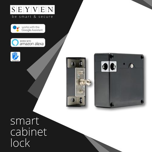 Gambar SEYVEN Invisible Smart Cabinet Lock RFID Card APP Kunci Lemari Pintar dari SEYVEN Jakarta Barat Tokopedia