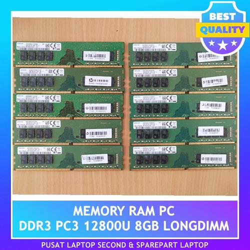 Jual MEMORY RAM PC DDR3 PC3 12800U 8GB LONGDIMM Kota Batam