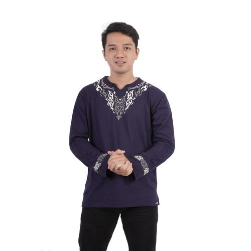 Foto Produk Kaos Dagadu Aseli Official - KLPJ Koko Floral Navy - M dari Dagadu Official Shop
