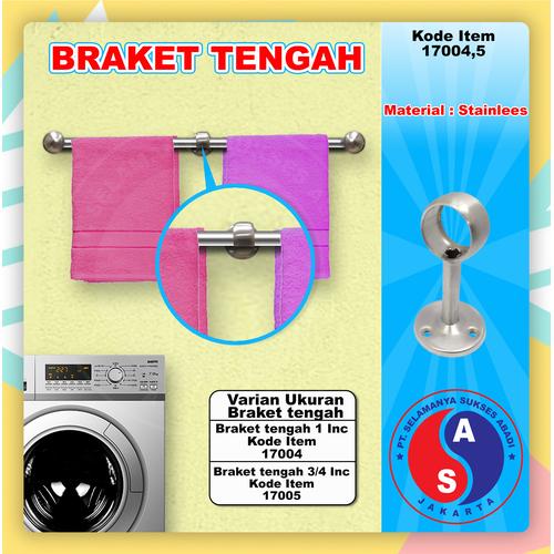Foto Produk Braket Tengah Pipa Bulat 1 inch Bracket Tembus Tengah Pipa Bulat/17004 dari WINSTON SUKSES ABADI